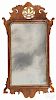 George III style mahogany looking glass, 19th c., 36 1/2'' h.