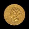 A United States 1850-O Liberty Head $20 Gold Coin
