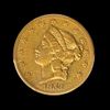 A United States 1853-O Liberty Head $20 Gold Coin