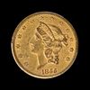 A United States 1855-S Liberty Head $20 Gold Coin