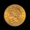 A United States 1893-CC Liberty Head $20 Gold Coin