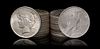 A Group of Twenty United States 1923 Peace Silver Dollar Coins
