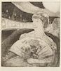 Mary Cassatt, (American, 1844-1926), In the Opera Box (No. 3), c. 1880