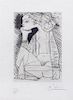 Pablo Picasso, (Spanish, 1881-1973), Femme assise en tailler: Genevi-ve Laport (from Recordant el Doctor Reventï¿