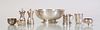 CRIGHTON & CO. STERLING SILVER COMMEMORATIVE BOWL, A RUSSIAN SILVER CUP AND OTHER WARES