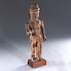 Indian carved standing figure