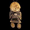 Pre-Columbian Gold Chimu or Sican effigy pendant