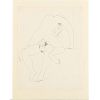 Jean Cocteau, drawing