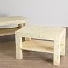 Pair Juan Pablo Molyneux tiered side tables