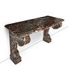 Nice Neo-Classical solid marble console table
