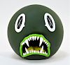 KAWS Cat Teeth Bank Green Medicom Toy Sculpture