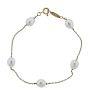 Tiffany &amp; Co Peretti Pearls by The Yard 18K Gold Bracelet