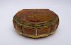 CONTINENTAL GILT-METAL MOUNTED AGATE BOX
