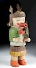 Early 20th C. Hopi Wooden Kachina Doll - Very Large