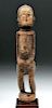 Early 20th C. African Dogon Wooden Standing Tellem