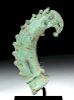 Roman Bronze Cetus (Sea Monster) Handle