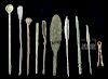 Set of 10 Roman Bronze Medical Instruments