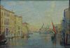 FREDER, Frederick. Oil on Canvas. "Grand Canal,