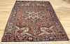 Antique and Finely Hand Woven Heriz Carpet.