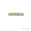 18kt Gold and Diamond Eternity Band, Cartier