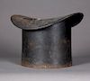 Cast Iron Spittoon/Planter in the form of a Top Hat
