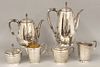 6-PIECE STERLING TEA AND COFFEE SERVICE  