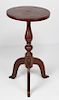 SOUTHERN CARVED WALNUT CANDLESTAND