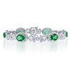 6.12 ct Emerald & 5.69 ct Diamond Bracelet
