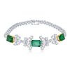 7.39 ct. of Emerald & 8.18 ct. Diamond Bracelet