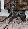 Bronze Greyhound Dog Sculpture