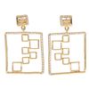 Gold Plated Sterling Silver CZ Earrings