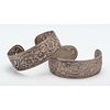 S. Kirk and Son Sterling Cuff Bracelets