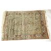 Semi Antique Persian Style Silk Rug. Signed. 