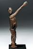 Early 20th C. African Lobi Carved Wooden Bateba Figure