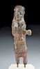 Rare Nabataean Bronze Female Votive Figurine