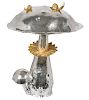 Franco Lapini Silver Plated Mushroom Lamp