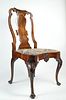 18th Century English Mahogany Carved Side Chair