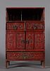 19th Century Diminutive Chinese Lacquer Etagere