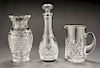 3 Pcs Waterford Crystal Glassware