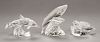 3 Swarovski Crystal Figurines in OBs