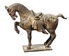 Grand Tour Bronze Horse in the style of Tang Dynasty