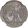 U.S. 1838 NO MOTTO SEATED LIBERTY 25C COIN
