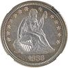 U.S. 1886 PROOF SEATED LIBERTY 25C COIN TONED