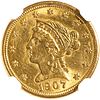 U.S. 1907 LIBERTY $2.5 GOLD COIN