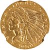U.S. 1910 INDIAN HEAD $2.5 GOLD COIN