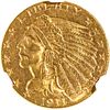 U.S. 1911 INDIAN HEAD $2.5 GOLD COIN