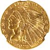 U.S. 1927 INDIAN HEAD $2.5 GOLD COIN