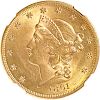 U.S. 1861 LIBERTY $20 GOLD COIN