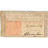 1776 NEW JERSEY COLONIAL NOTE 6 SHILLINGS