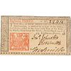 1776 NEW JERSEY COLONIAL NOTE 18 PENCE